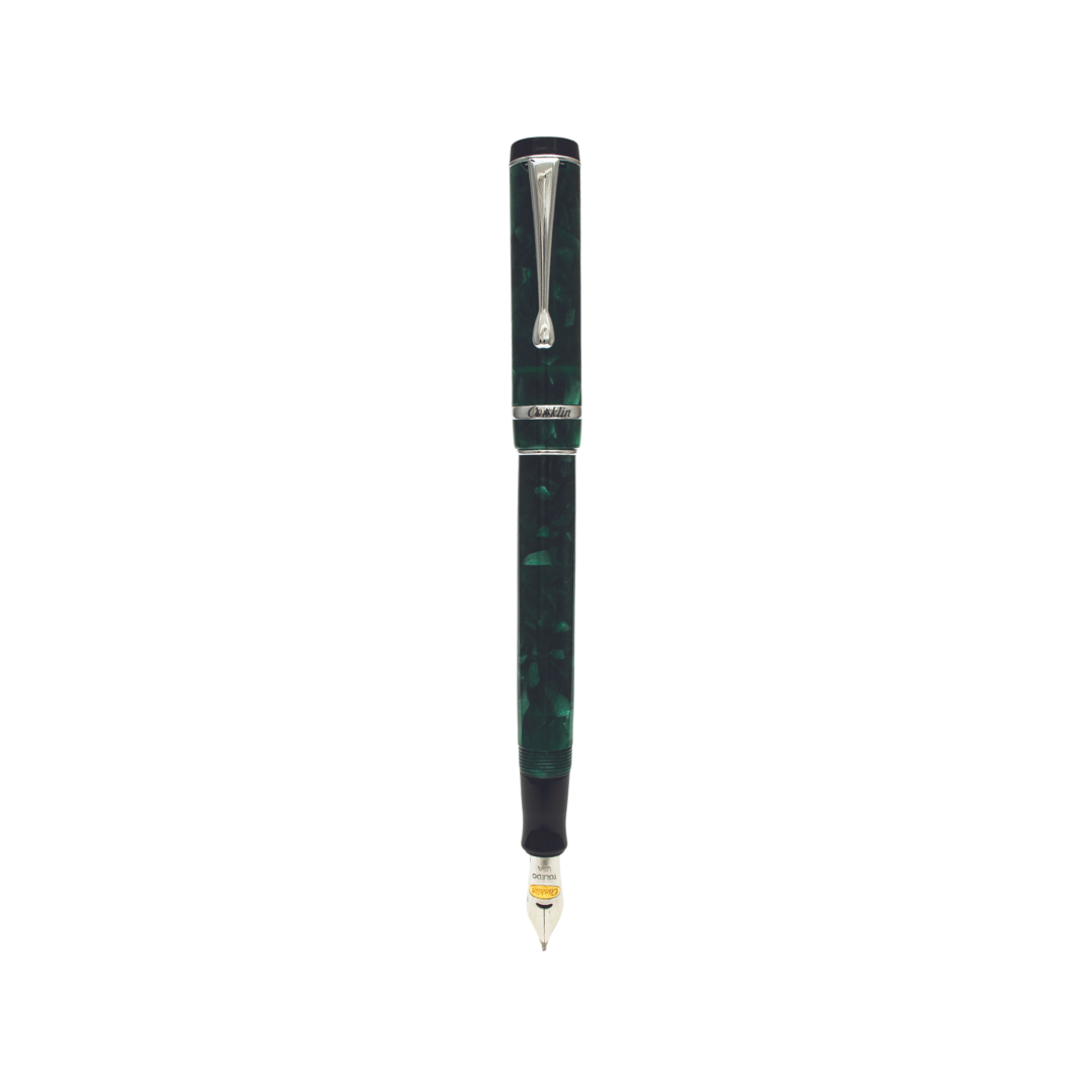 Conklin Duragraph Fountain Pen Forest Green Fine — Conklin fountain pen — precision nib writing instrument, at Cityluxe Singapore stationery store