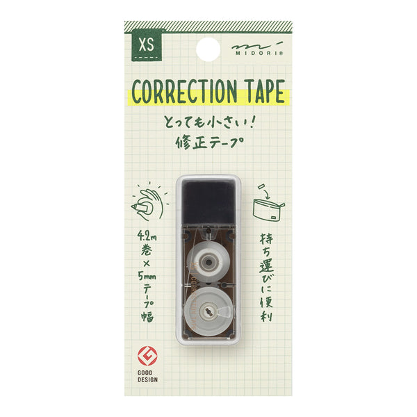 Midori XS Correction Tape — roll front