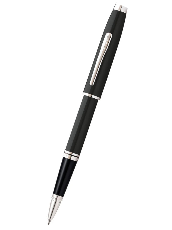 Cross Coventry Black Lacquer Rollerball Pen — Cross rollerball pen — fluid gel ink writing instrument, at Cityluxe Singapore