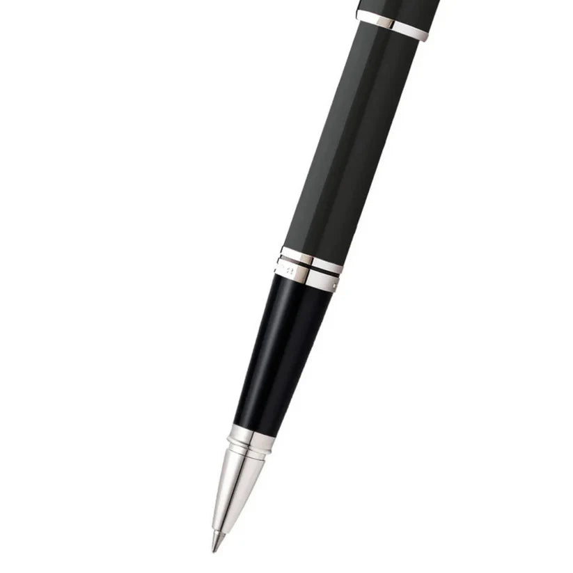 Cross Coventry Black Lacquer Rollerball Pen — Cross rollerball pen — fluid gel ink writing instrument, at Cityluxe Singapore