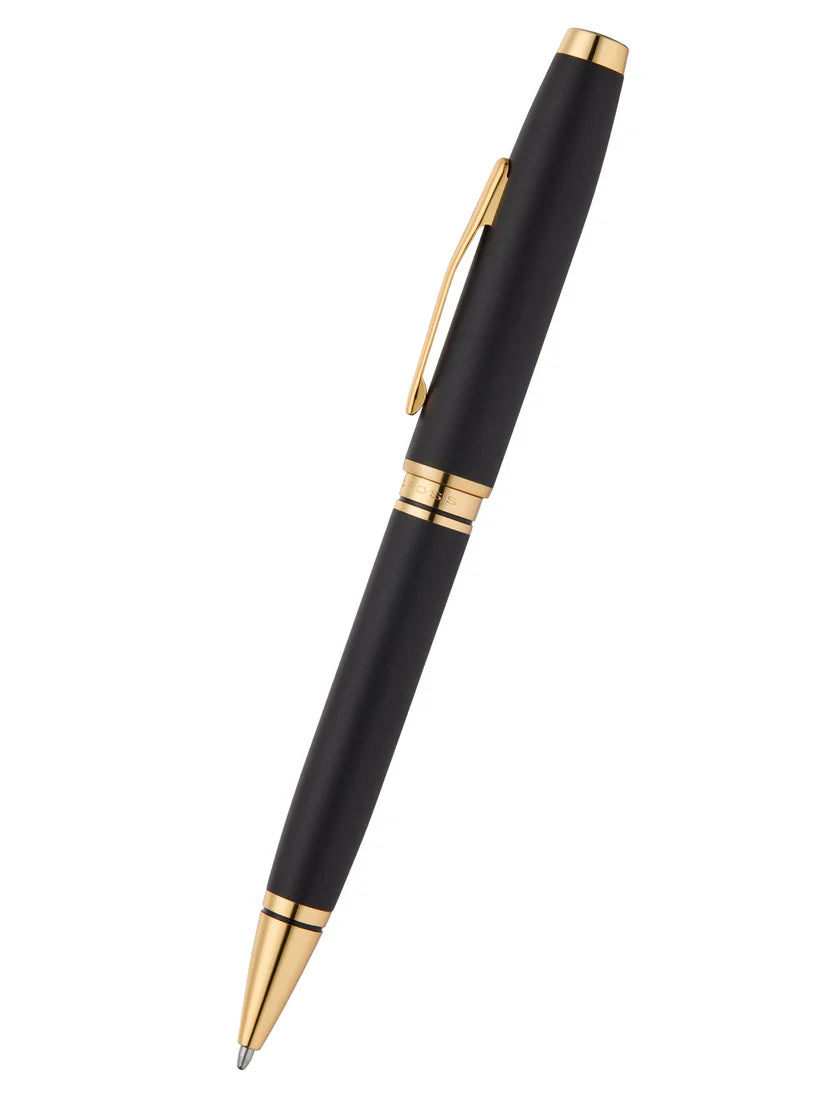Cross Coventry Matte Black Lacquer Ballpoint Pen — Cross ballpoint pen — reliable smooth-writing everyday pen, at Cityluxe Singapore