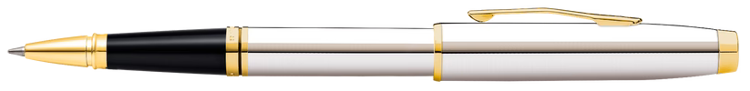 Cross Coventry Polished Chrome with Gold-Tone Rollerball Pen