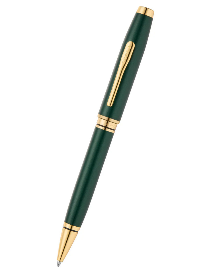 Cross Coventry Satin Metallic Green Lacquer Ballpoint Pen — Cross ballpoint pen — reliable smooth-writing everyday pen, at Cityluxe Singapore