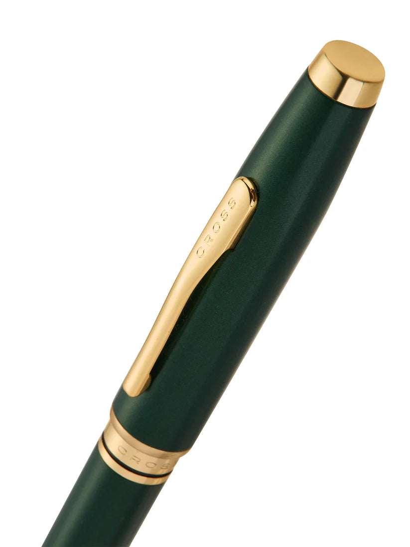 Cross Coventry Satin Metallic Green Lacquer Ballpoint Pen — Cross ballpoint pen — reliable smooth-writing everyday pen, at Cityluxe Singapore