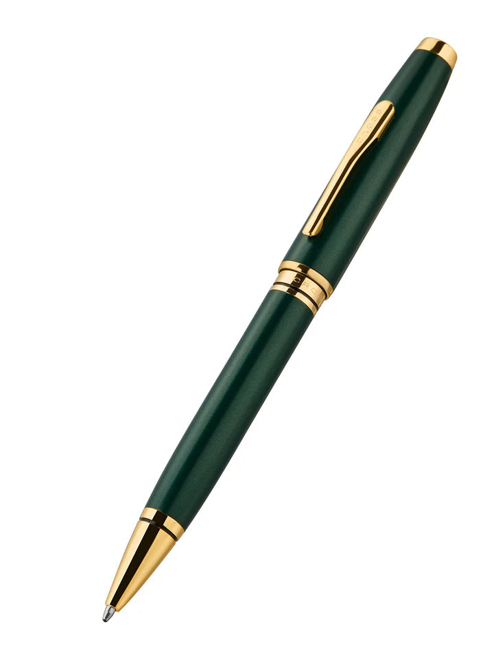 Cross Coventry Satin Metallic Green Lacquer Ballpoint Pen — Cross ballpoint pen — reliable smooth-writing everyday pen, at Cityluxe Singapore