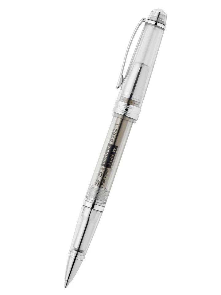 Cross  Bailey Light™ Translucent Clear Resin Rollerball Pen — Cross rollerball pen — fluid gel ink writing instrument, at Cityluxe Singapore