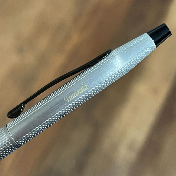 Cross Classic Century Brushed Chrome Ballpoint Pen — Cross ballpoint pen — reliable smooth-writing everyday pen, at Cityluxe Singapore