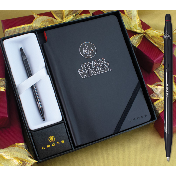 Cross Click Star Wars Darth Vader Rollerball Pen with Journal Gift Set