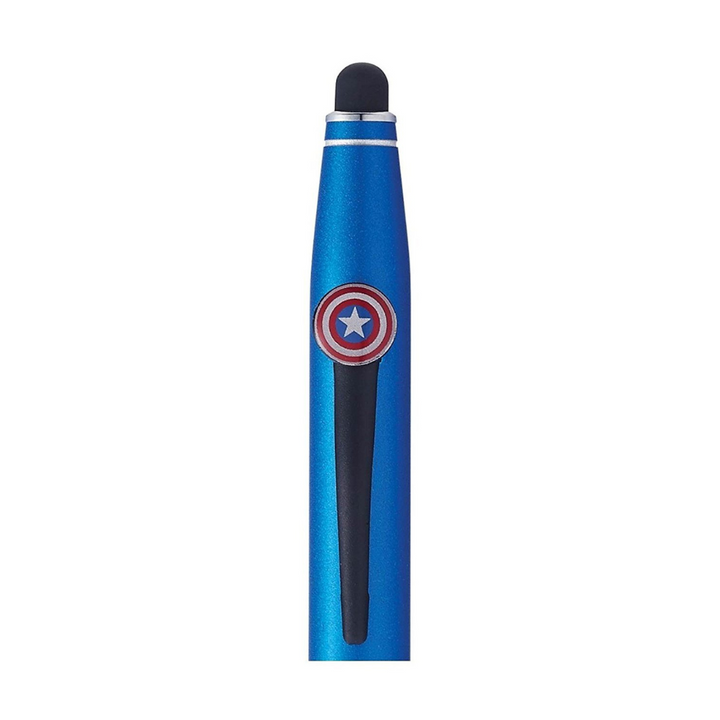 Cross Tech2 Marvel Captain America Ballpoint Pen with Stylus and Journal Gift Set