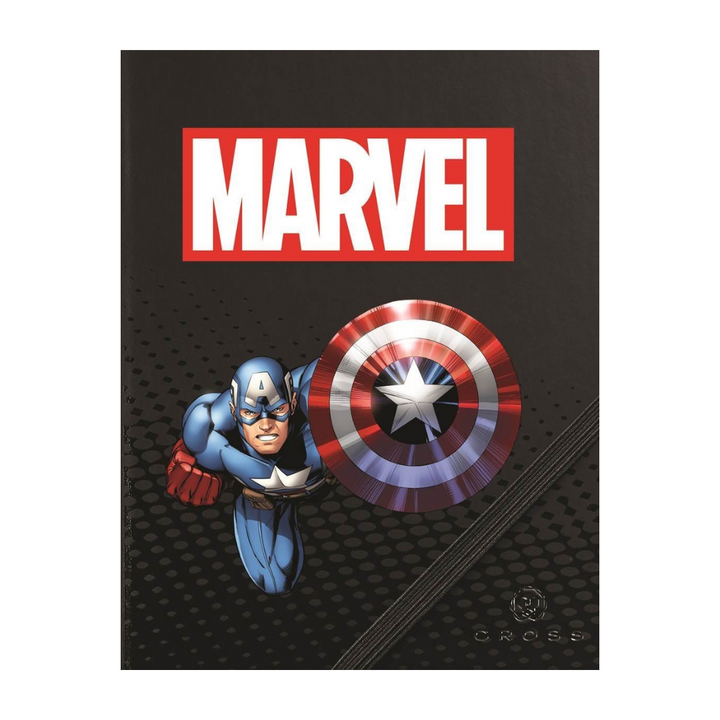 Cross Tech2 Marvel Captain America Ballpoint Pen with Stylus and Journal Gift Set