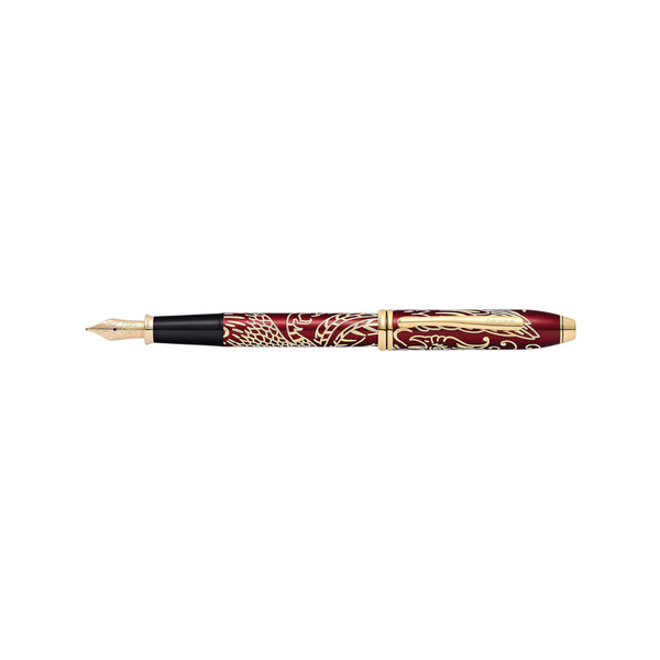 Load image into Gallery viewer, Cross Townsend Year of the Rooster Fountain Pen - Red Lacquer
