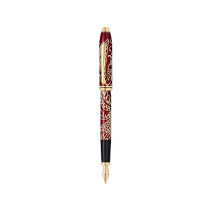 Cross Townsend Year of the Rooster Fountain Pen - Red Lacquer