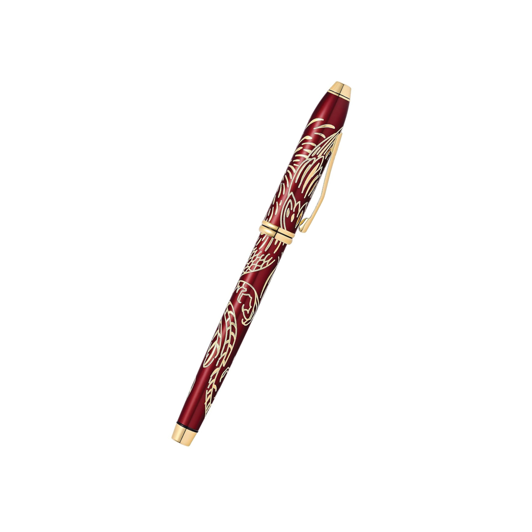 Cross Townsend Year of the Rooster Fountain Pen in Red Lacquer — Cross fountain pen — precision nib writing instrument, at Cityluxe Singapore stationery store