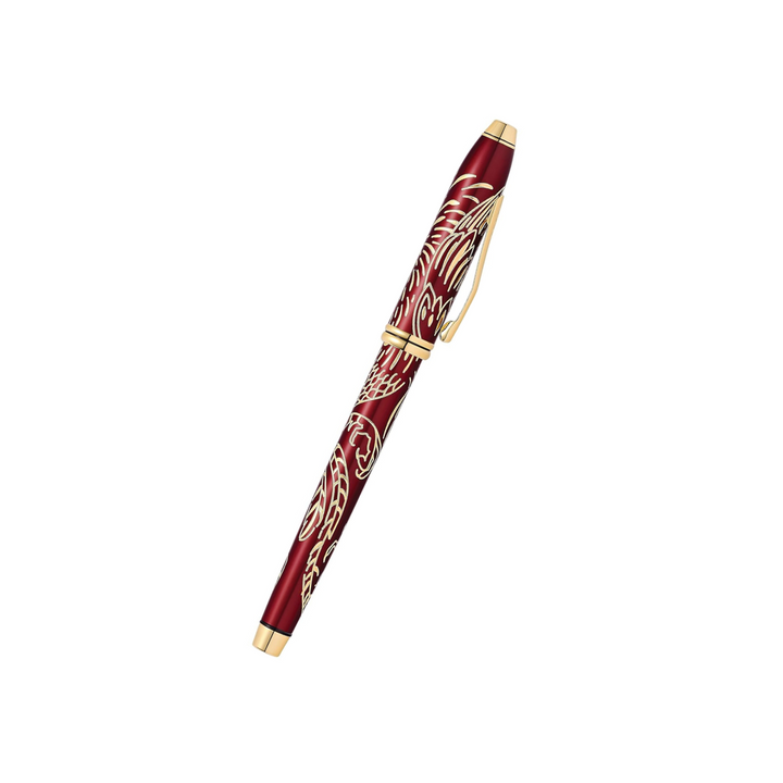 Cross Townsend Year of the Rooster Fountain Pen in Red Lacquer — Cross fountain pen — precision nib writing instrument, at Cityluxe Singapore stationery store