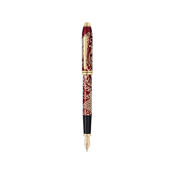 Load image into Gallery viewer, Cross Townsend Year of the Rooster Fountain Pen - Red Lacquer
