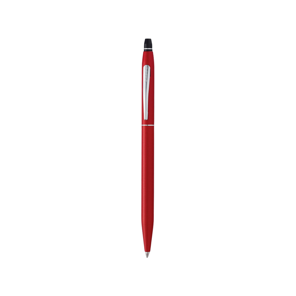 Cross Click Metallic Red Ballpoint Pen — Cross ballpoint pen — reliable smooth-writing everyday pen, at Cityluxe Singapore