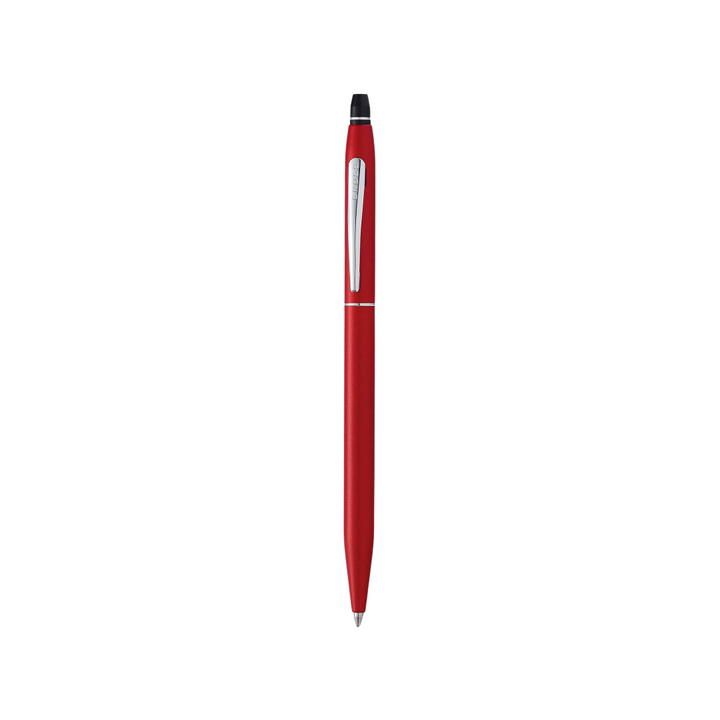 Cross Click Metallic Red Ballpoint Pen — Cross ballpoint pen — reliable smooth-writing everyday pen, at Cityluxe Singapore