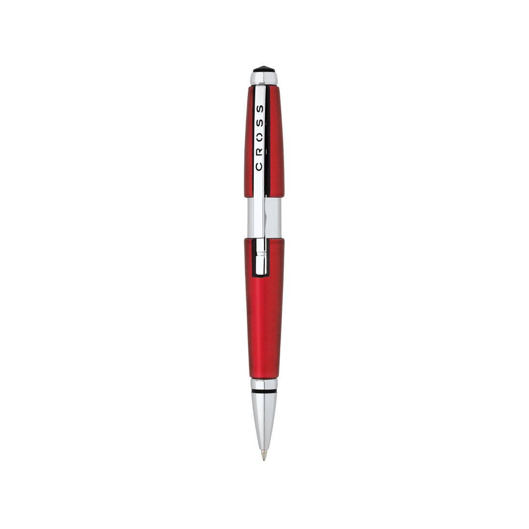 Cross Edge Red Gel Rollerball Pen — Cross rollerball pen — fluid gel ink writing instrument, at Cityluxe Singapore