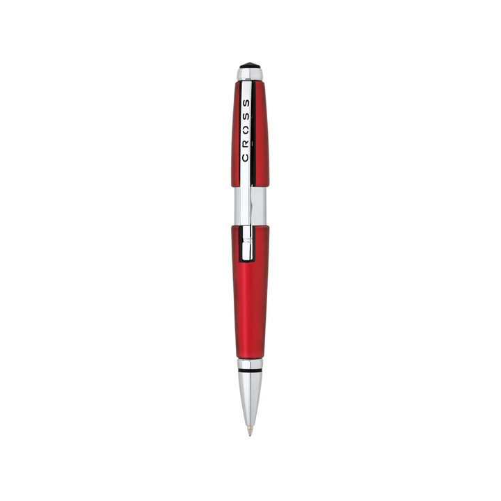 Cross Edge Red Gel Rollerball Pen — Cross rollerball pen — fluid gel ink writing instrument, at Cityluxe Singapore