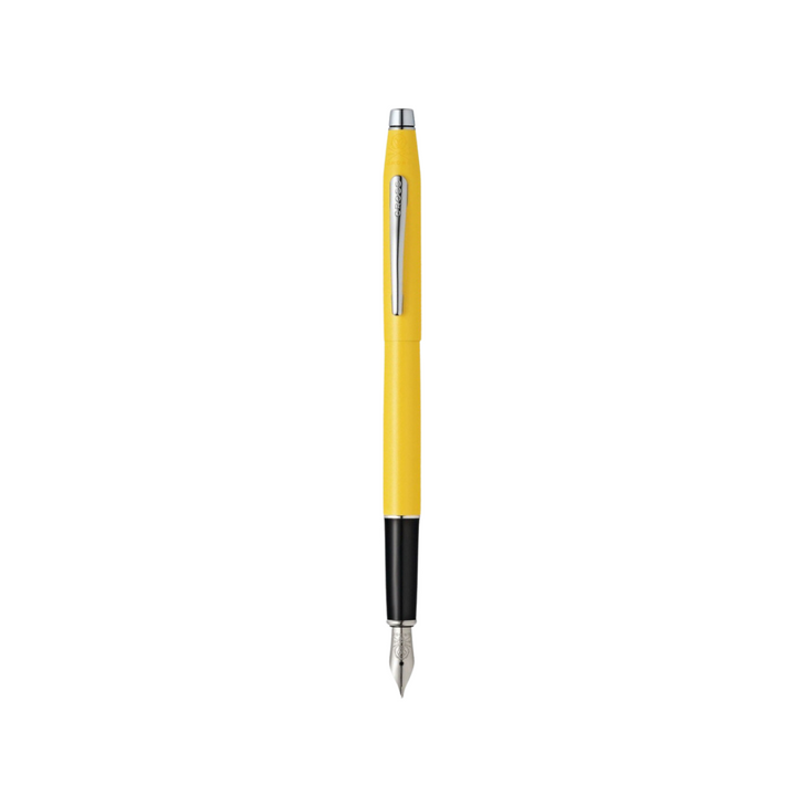 Cross Classic Century Fountain Pen in Sunrise Yellow — Cross fountain pen — precision nib writing instrument, at Cityluxe Singapore stationery store