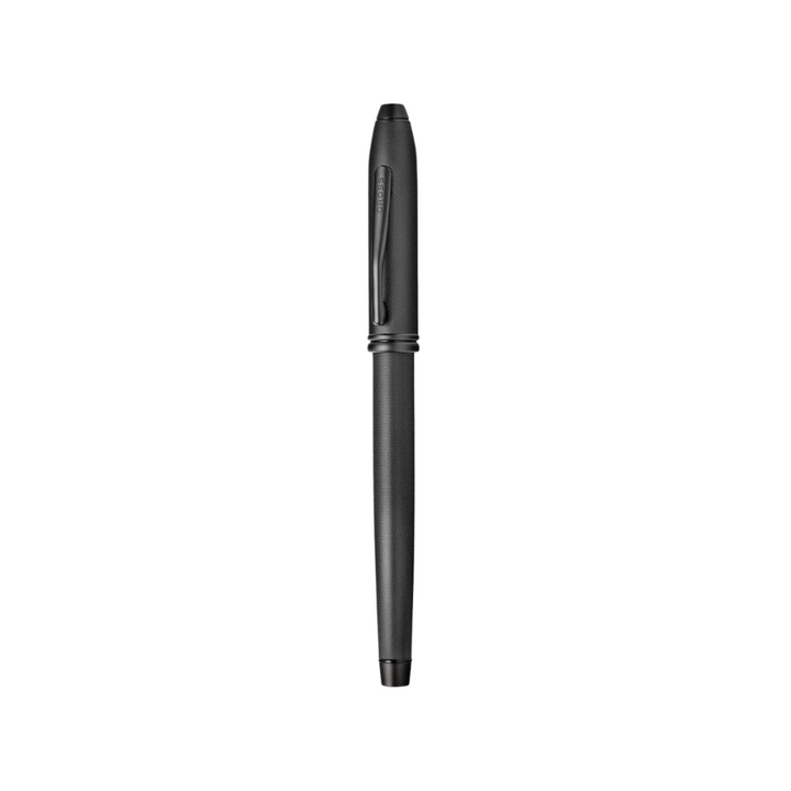 Cross Townsend Fountain Pen in Black Micro — Cross fountain pen — precision nib writing instrument, at Cityluxe Singapore stationery store