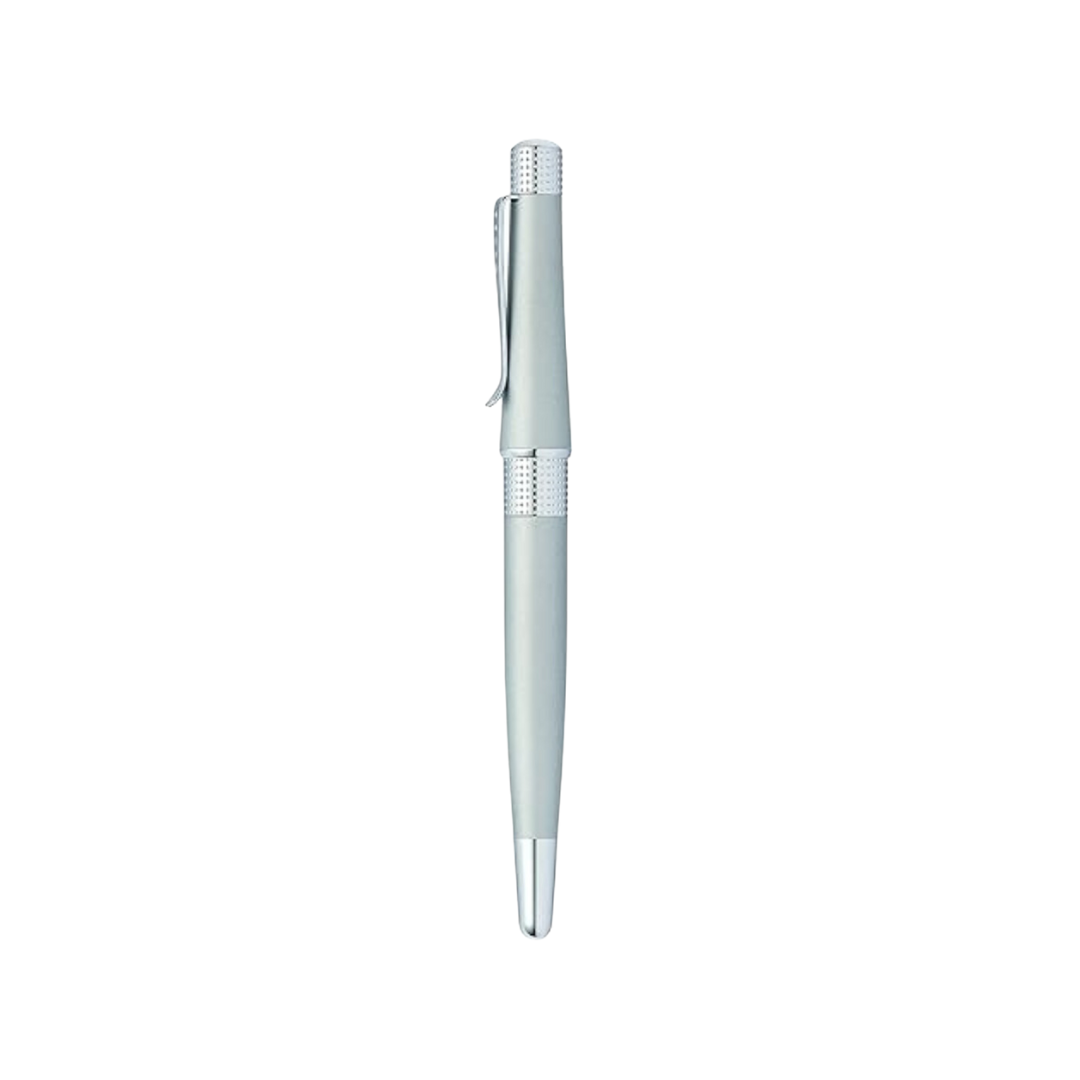 Cross Beverly Fountain Pen in Satin Chrome — Cross fountain pen — precision nib writing instrument, at Cityluxe Singapore stationery store