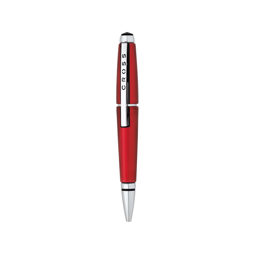 Cross Edge Red Gel Rollerball Pen — Cross rollerball pen — fluid gel ink writing instrument, at Cityluxe Singapore