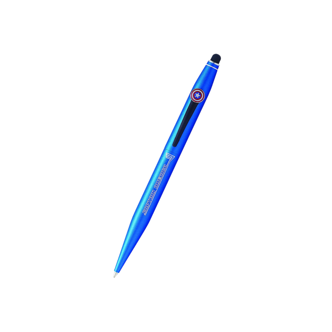 Cross Tech2 Ballpoint Pen in Captain America — Cross ballpoint pen — reliable smooth-writing everyday pen, at Cityluxe Singapore