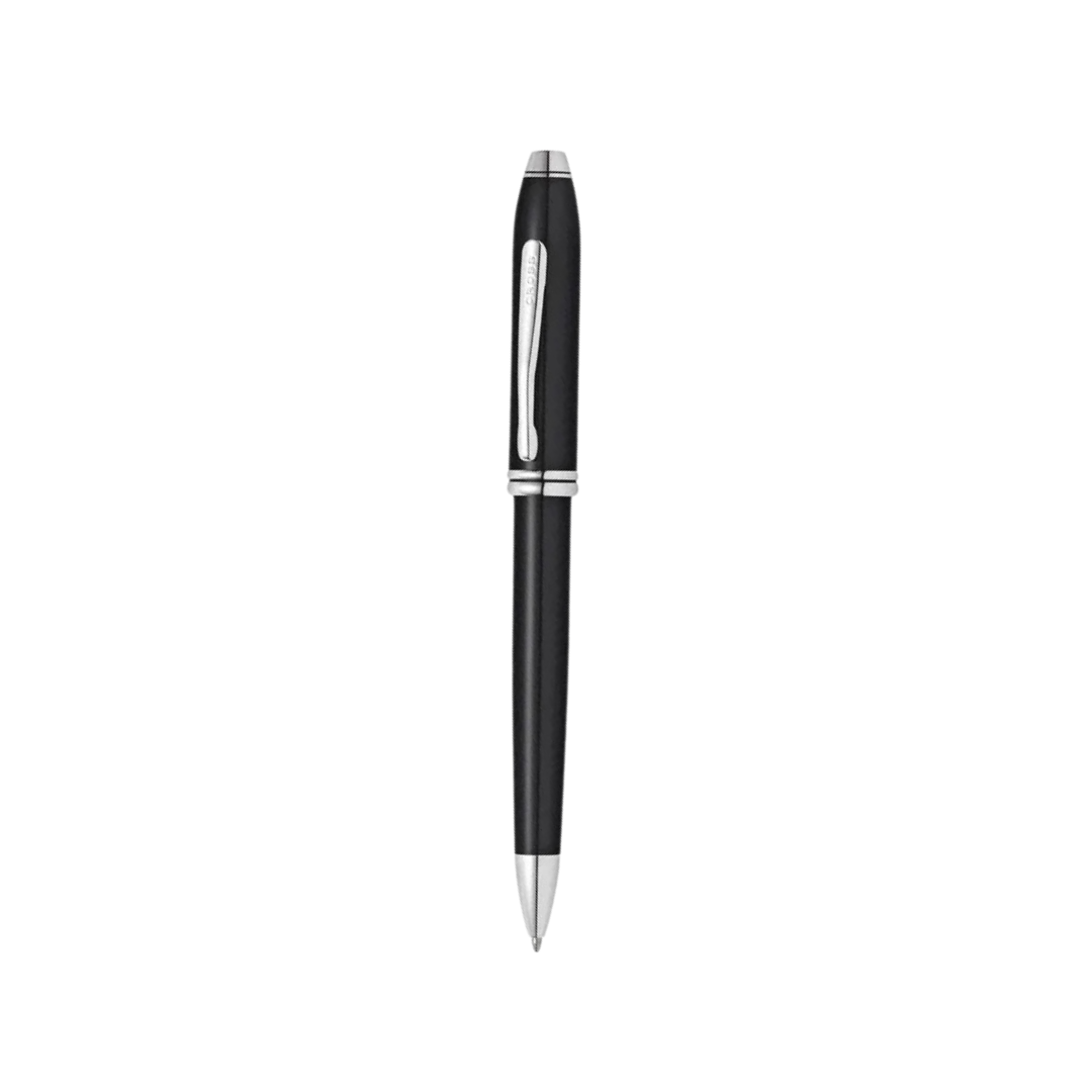 Cross Townsend Black Lacquer Ballpoint Pen — Cross ballpoint pen — reliable smooth-writing everyday pen, at Cityluxe Singapore