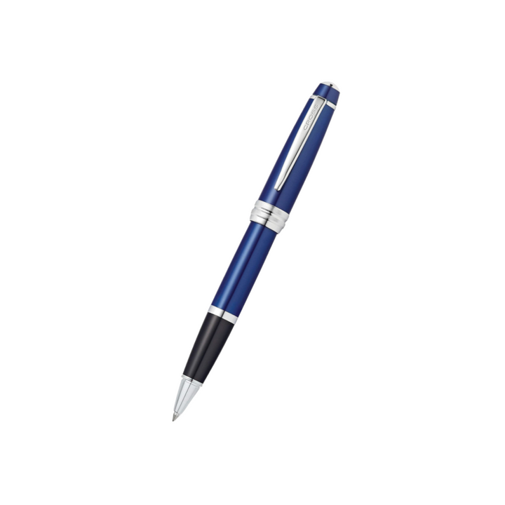 Cross Bailey Rollerball Pen in Blue Lacquer — Cross rollerball pen — fluid gel ink writing instrument, at Cityluxe Singapore
