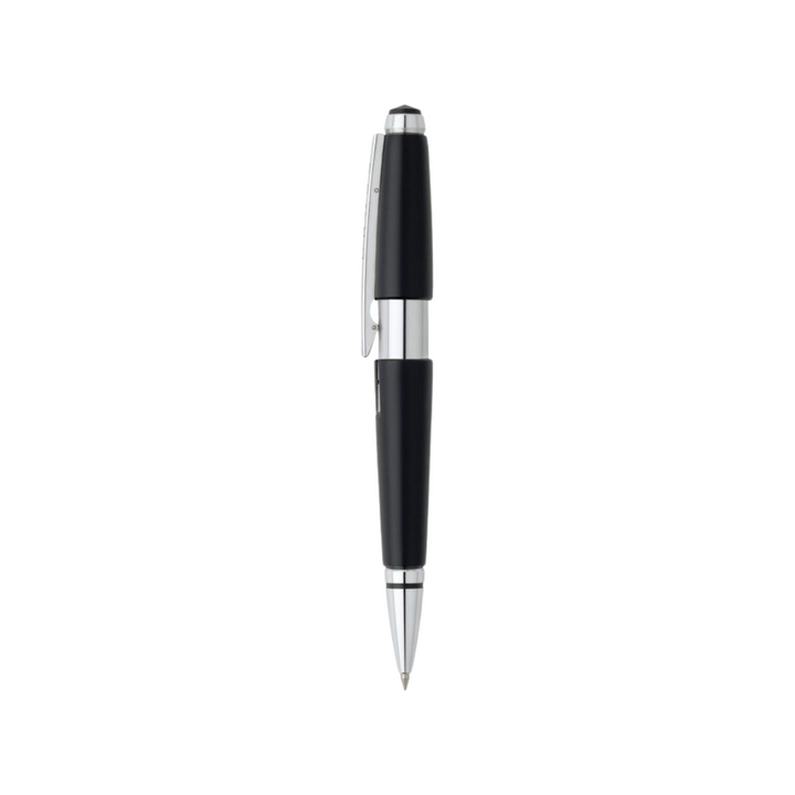 Cross Edge Rollerball Pen in Jet Black — Cross rollerball pen — fluid gel ink writing instrument, at Cityluxe Singapore