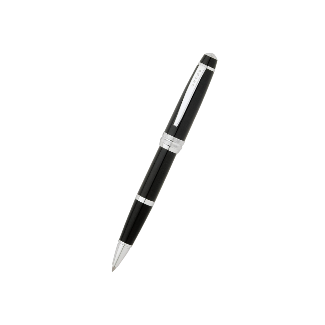 Cross Bailey Rollerball Pen in Black Lacquer — Cross rollerball pen — fluid gel ink writing instrument, at Cityluxe Singapore