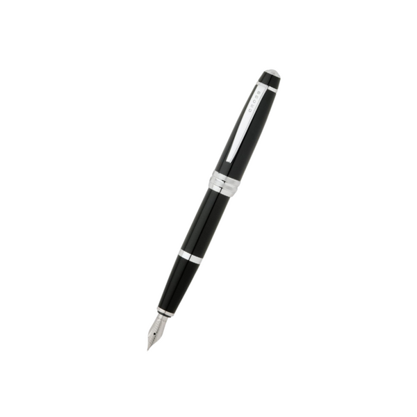 Load image into Gallery viewer, Cross Bailey Fountain Pen - Black Lacquer (Medium)
