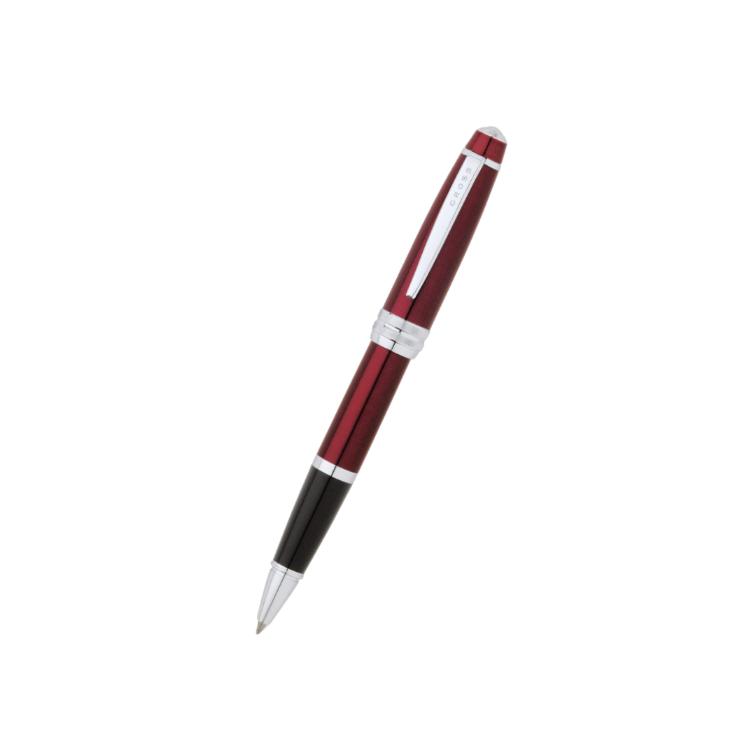Cross Bailey Rollerball Pen in Red Lacquer — Cross rollerball pen — fluid gel ink writing instrument, at Cityluxe Singapore