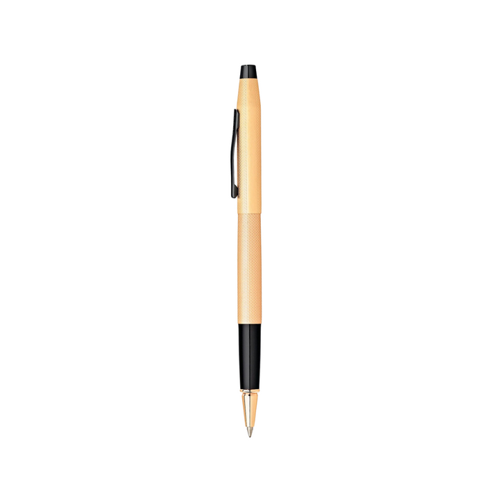 Cross Classic Century Brushed Rose-Gold PVD Rollerball Pen — Cross rollerball pen — fluid gel ink writing instrument, at Cityluxe Singapore