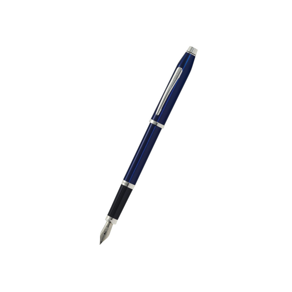 Load image into Gallery viewer, Cross Century II Translucent Blue Lacquer Fountain Pen
