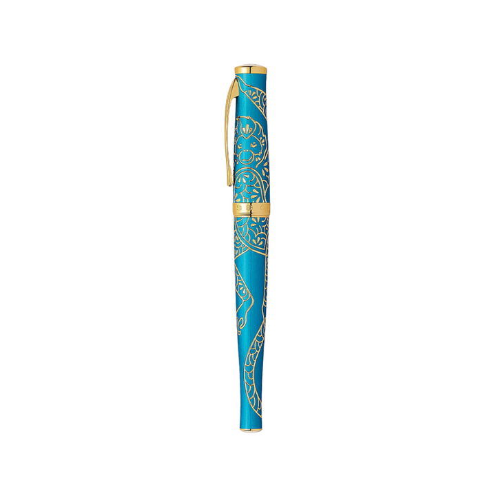 Cross Year of the Monkey Fountain Pen in Tibetan Teal — Cross fountain pen — precision nib writing instrument, at Cityluxe Singapore stationery store