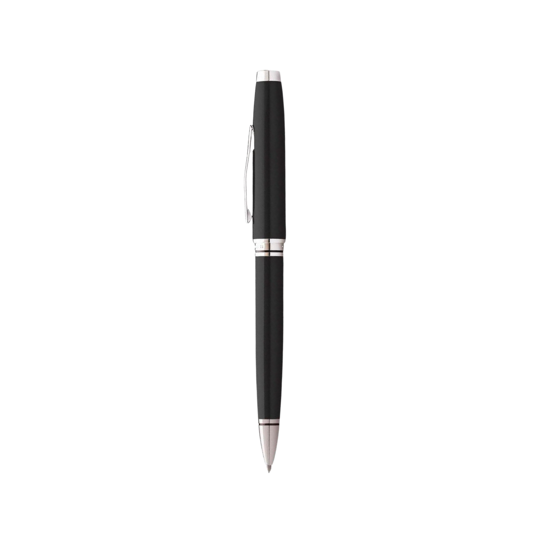 Cross Coventry Black Lacquer Ballpoint Pen — Cross ballpoint pen — reliable smooth-writing everyday pen, at Cityluxe Singapore
