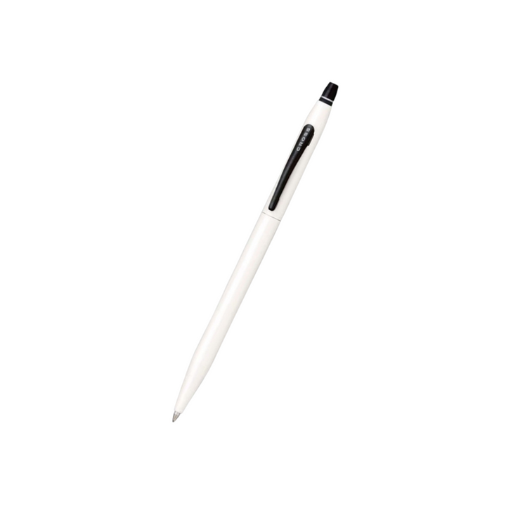 Cross Click White Rollerball Pen — Cross rollerball pen — fluid gel ink writing instrument, at Cityluxe Singapore