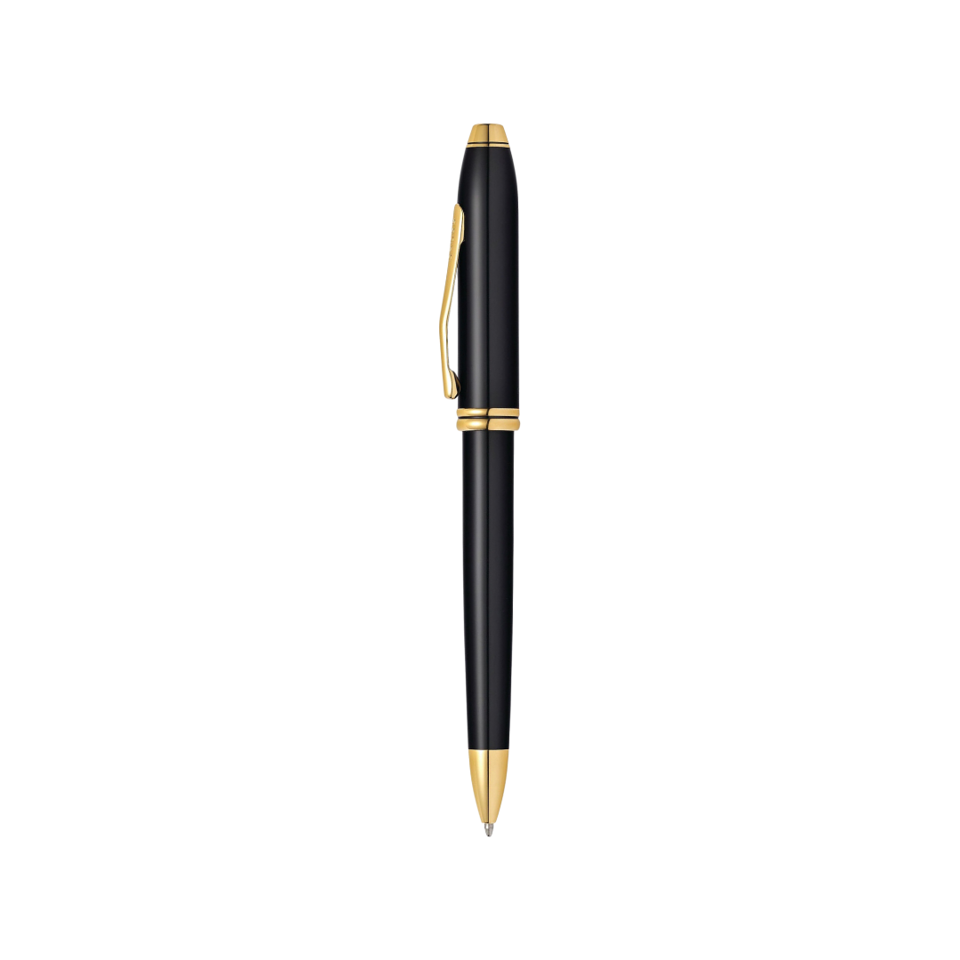 Cross Townsend Black Lacquer Ballpoint Pen — Cross ballpoint pen — reliable smooth-writing everyday pen, at Cityluxe Singapore