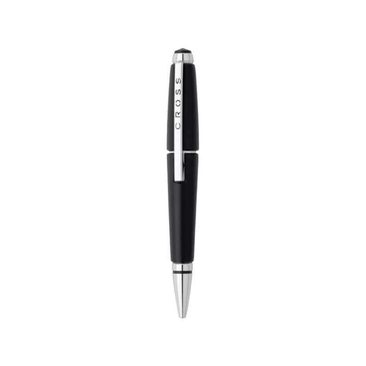 Cross Edge Rollerball Pen in Jet Black — Cross rollerball pen — fluid gel ink writing instrument, at Cityluxe Singapore