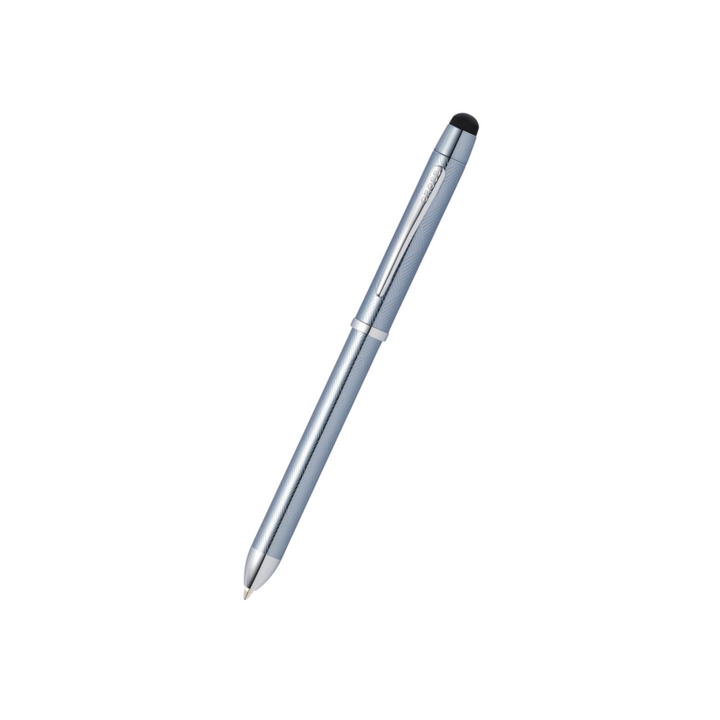 Cross Tech3+ Frosty Steel Lacquer Multifunction Pen — Cross ballpoint pen — reliable smooth-writing everyday pen, at Cityluxe Singapore