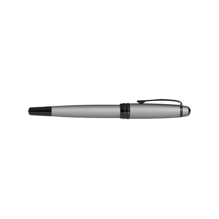 Cross Bailey Rollerball Pen in Matte Gray — Cross rollerball pen — fluid gel ink writing instrument, at Cityluxe Singapore