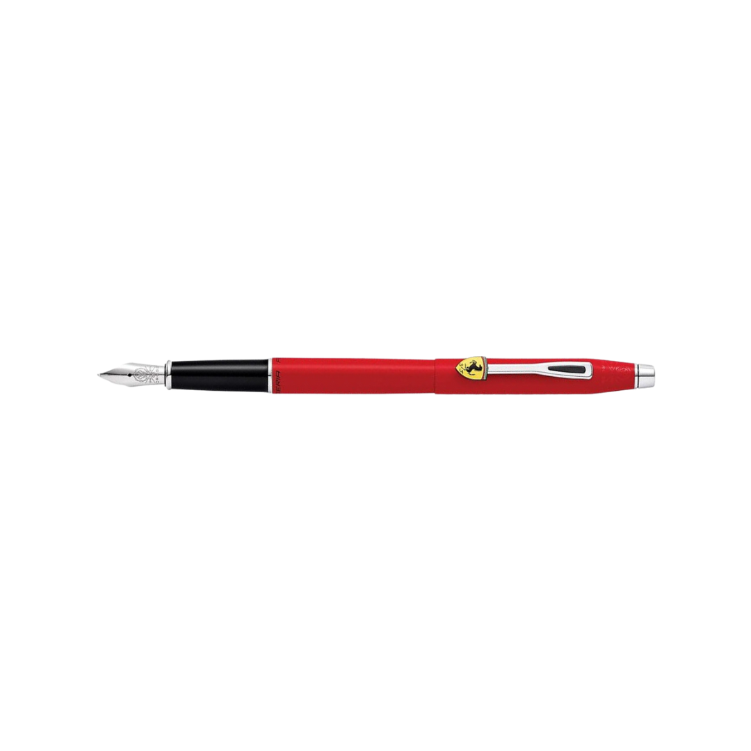 Cross Ferrari Classic Century Fountain Pen - Matte Rosso Corsa Red Lacquer
