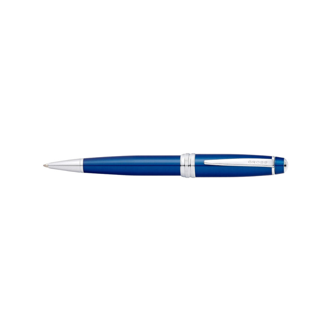 Cross Bailey Ballpoint Pen in Blue Lacquer — Cross ballpoint pen — reliable smooth-writing everyday pen, at Cityluxe Singapore