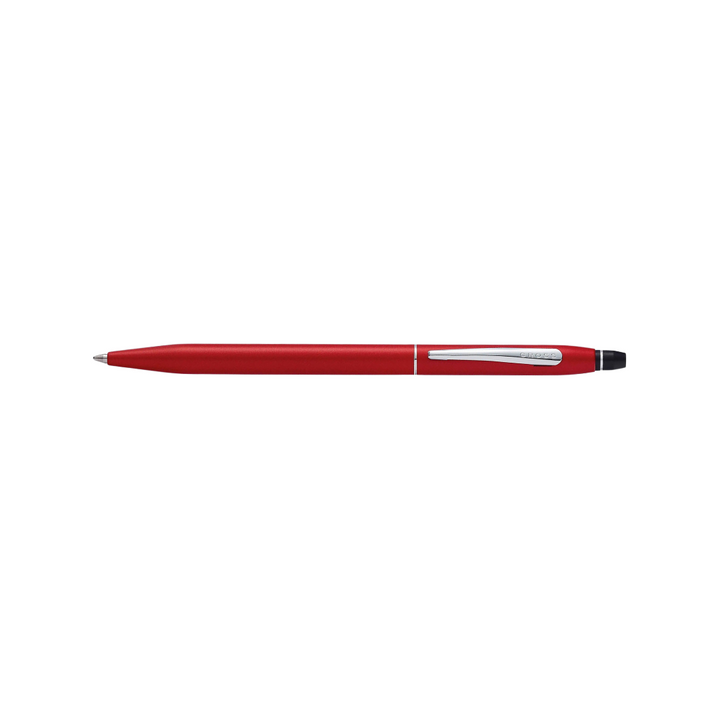 Cross Click Metallic Red Ballpoint Pen — Cross ballpoint pen — reliable smooth-writing everyday pen, at Cityluxe Singapore