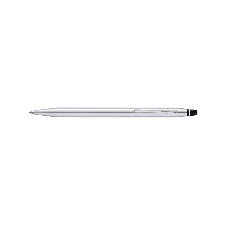 Cross Click Lustrious Chrome Ballpoint Pen — Cross ballpoint pen — reliable smooth-writing everyday pen, at Cityluxe Singapore
