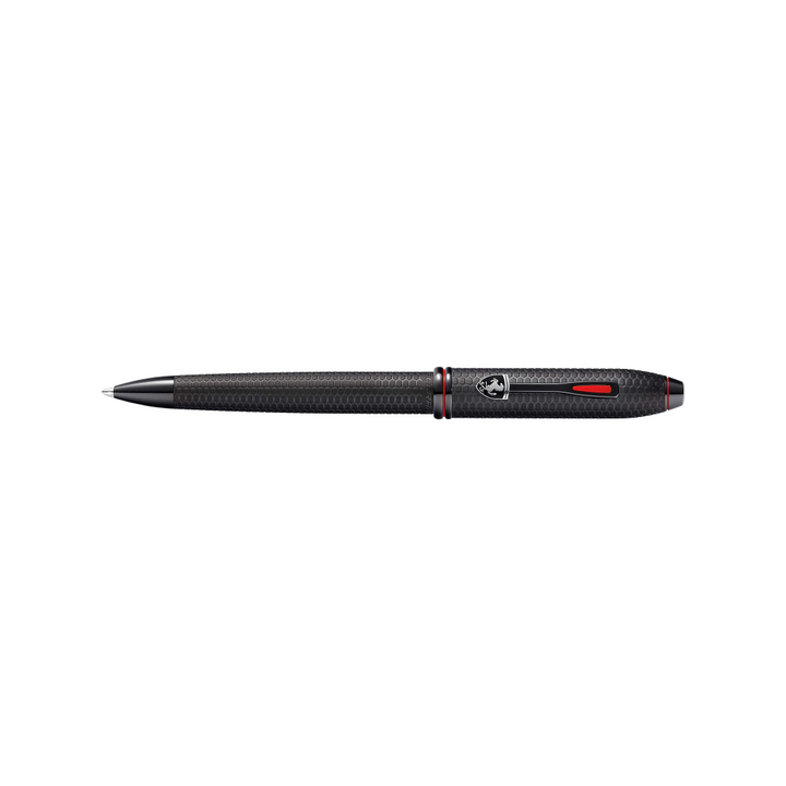 Cross Ferrari Townsend Ballpoint Pen in Brushed Black Etched Honeycomb — Cross ballpoint pen — reliable smooth-writing everyday pen, at Cityluxe Singapore