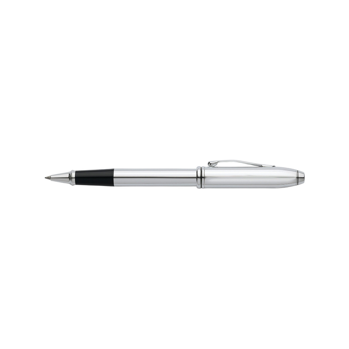 Cross Townsend Lustrous Chrome Rollerball Pen — Cross rollerball pen — fluid gel ink writing instrument, at Cityluxe Singapore