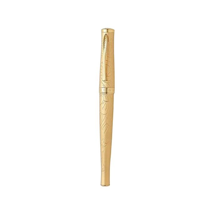 Cross Year Of The Goat Fountain Pen in 18K Gold with Rhodium Plated Nib — Cross fountain pen — precision nib writing instrument, at Cityluxe Singapore stationery store